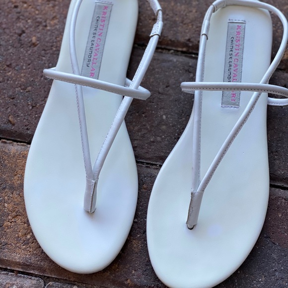 Genuine Leather Thong Flat Sandals by Kristin C - Picture 11 of 13